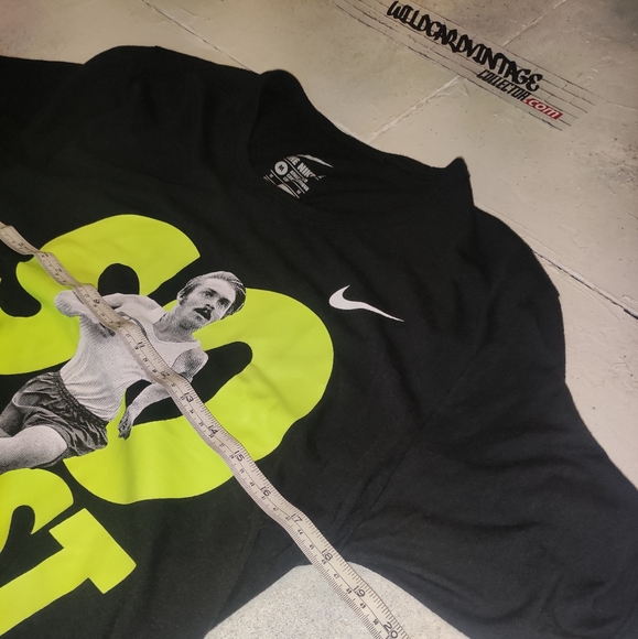 Nike Shirt Grey Dri Fit Pre Fontaine 2015 Runners Shirt in M Medium - Picture 2 of 4